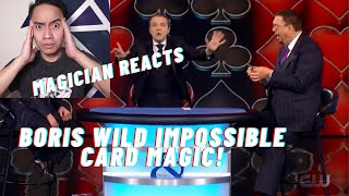 Magician Reacts to Boris WIld on Penn and Teller Fool Us  IMPOSSIBLE CARD MAGIC [upl. by Arianne]