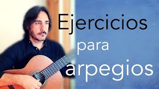 Ejercicios para Arpegios Guitarra clásica Toni Iñiguez [upl. by Shih]