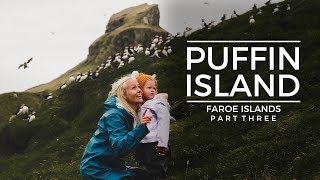 PUFFIN ISLAND  Mykines Faroe Islands PT 3 [upl. by Ilamad453]