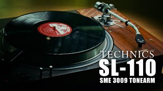 The Technics SL110 Turntable with SME 3009 tonearm and Ortofon MC20  SigmaFP [upl. by Ainala910]