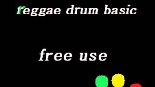 Reggae Drum Loop Beat 60 BPM Bass Guitar Practice Track Instrumental [upl. by Nortna]