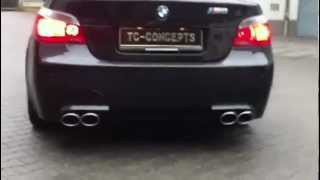 TC Concepts Sportauspuff Hammer Sound Exhaustsystem für BMW M5 V10 [upl. by Sik508]