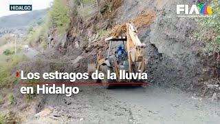 ¡AGRADECEN LA LLUVIA  Pese a inundaciones y derrumbes la gente en Hidalgo no quiere sequía [upl. by Kitarp379]