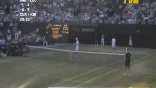 Wimbledon 2009 Senior Gentlemen  BahramiLeconte vs CurrenKriek [upl. by Llertal]