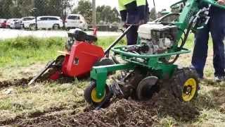 Irrigation Trencher Hire A Trencher Rent A Trencher NBN Trencher [upl. by Ethben909]