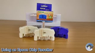 How to Use an Epson Chip Resetter [upl. by Halli24]