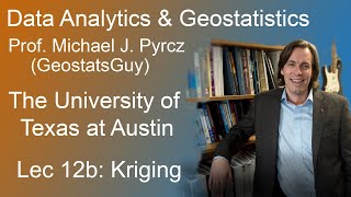 12b Geostatistics Course Kriging [upl. by Hartfield]