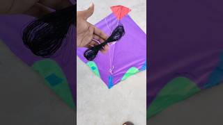 black manjha kite looting।। shorts kiteflying kitelooting kitefestival kite patangwala patang [upl. by Nodyarb845]