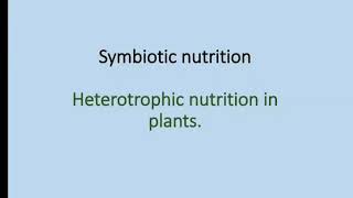 Symbiotic nutrition saprophytic plants7th StdNutrition in living organisms by Swapnali Bhosale [upl. by Asial]