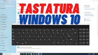 Tastatura defecta Afla cum sa activezi tastatura virtuala in Windows 10 [upl. by Benjamin]