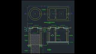 SOAKAGE PIT amp SEPTIC TANK autocad  architecture Septictank soakage [upl. by Esme]