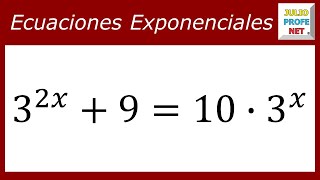 ECUACIONES EXPONENCIALES  Ejercicio 6 [upl. by Lledo]