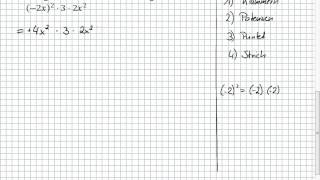 Terme  Multiplizieren KlammerPotenz 8I4  8II3 [upl. by Sitof417]