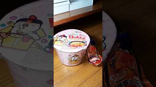 MUKBANG MIE SAMYANG CARBONARA CUP🍝😋 samyang samyangcarbonara [upl. by Cordy]