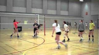 Volleyball Defense Drill  Stop and Freeze [upl. by Animar]