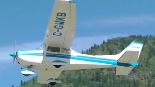 Cessna 172 Landing and Takeoff [upl. by Fronnia573]