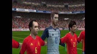 PES 2016 PS2 Spain vs Croatia  EURO 2016 [upl. by Lekcar978]