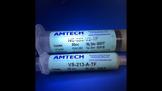 Amtech VS213ATF vs Amtech NC559V2TF Tacky Flux Comparison [upl. by Imre]