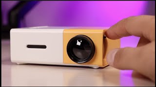 YG300 Mini LED Projector Review 1 Year Later [upl. by Refinnaj19]