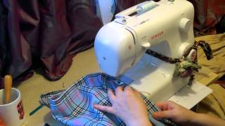 Scottish Kilt adult kilt Sewn on a sewing machine [upl. by Alilahk423]