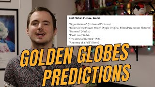 Golden Globes 2024 Nominees My Predictions and Personal Picks [upl. by Atsirhcal]