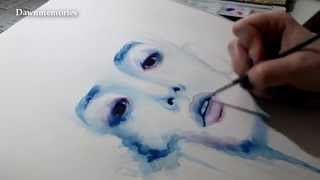 Lee SooHyuk Watercolor Painting [upl. by Adnylam79]