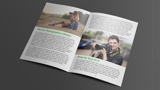 How to Layout Book amp Magazine in Photoshop  Basic Tutorial For Beginners [upl. by Ruffi849]