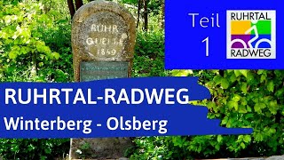 RuhrtalRadweg 1 ▶Winterberg  Assinghausen  Olsberg  Radtouren Radreisen [upl. by Concordia665]