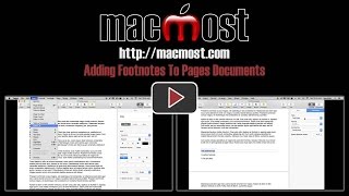 Adding Footnotes To Pages Documents 1183 [upl. by Udela241]