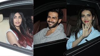 Bank Chor Movie Special Screening Hosted By YRF  Adah Sharma Karishma Tanna Kartik Aaryan [upl. by Zins]