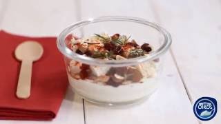 Oikos Ricette  Yogurt alla greca con pollo feta e uvetta [upl. by Ferino]