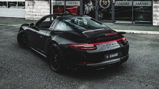 2018 Porsche 911 Targa 4 GTS Start Up and Rev [upl. by Aetnuahs]