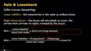 IFRS 16 Lease Accounting SCPARC Part 3 LEASEBACK [upl. by Broeker]