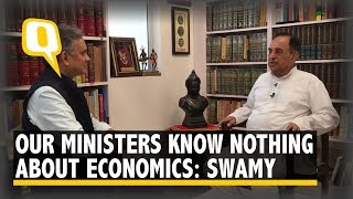 Our Cabinet Ministers Know Nothing About Economics Subramanian Swamy to The Quint [upl. by Grindlay]