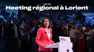 EN DIRECT  Suivez le meeting régional de la campagne Besoin d’Europe à Lorient avec Valérie Hayer [upl. by Stenger]