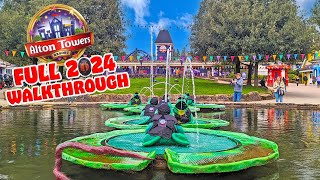 ALTON TOWERS 2024 Walkthrough  Every Ride Area and Attraction April 2024 4K [upl. by Johannah]