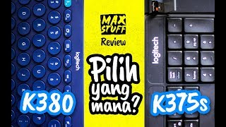 K380 atau K375s  Logitech keyboards Review  Indonesia [upl. by Wieren]