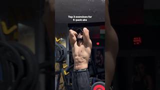 Top 3 exercises for 6pack abs  Subscribe for more fitness videos and tips [upl. by Orvas]