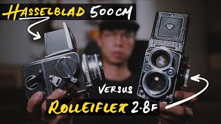 Why Hasselblad 500cm Review vs Rolleiflex 28F [upl. by Araet447]