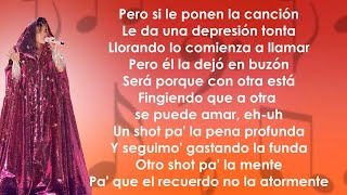 Karol G Nicki Minaj  Tusa LetraLyrics [upl. by Bertina]