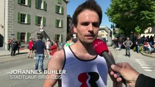 Johannes Bühler beim Stadtlauf BrigGlis [upl. by Ragland]