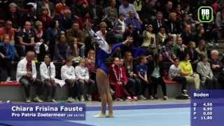 Chiara Frisina Fauste  Pre Olympic Youth Cup 2013  Kunstturnen  AK 1415 [upl. by Naud]