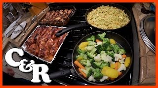 Jerk Chicken Curried Rice amp Veggies Recipe with Paul amp Ken  Cook amp Review Ep 1 [upl. by Aidan179]