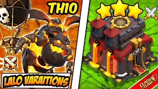 TH10 Lavaloon Attack Strategy is so Powerful  Best Lalo Attack Strategy 2023 [upl. by Ydnyl]