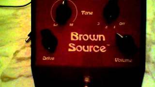 Lovetone Brown Source overdrive [upl. by Cornela]