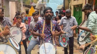 Abhilash pad band at Secunderabad Bonalu 2023  Congo beat trending beat  prop Vasu [upl. by Annayoj178]