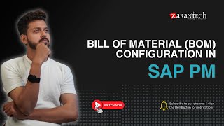 Bill of Material BOM configuration in SAP PM  ZaranTech [upl. by Ennayar]