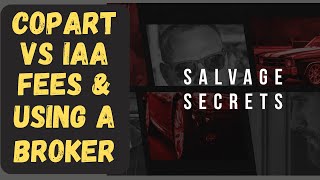 LIVE Stream Copart and IAA Fees And Should You Use a Broker How to Buy Salvage Without a License [upl. by Sauer]