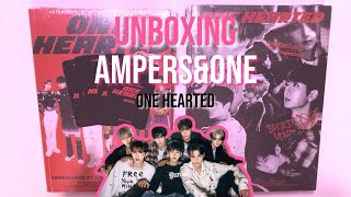 Unboxing AMPERSampONE First Comeback Album “One Hearted” 5 albums  pobs [upl. by Starr347]