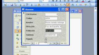 Filtros en formularios en access [upl. by Llamaj]